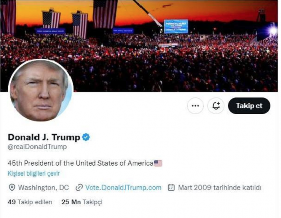 Trump'ın Twitter hesabı yeniden açıldı